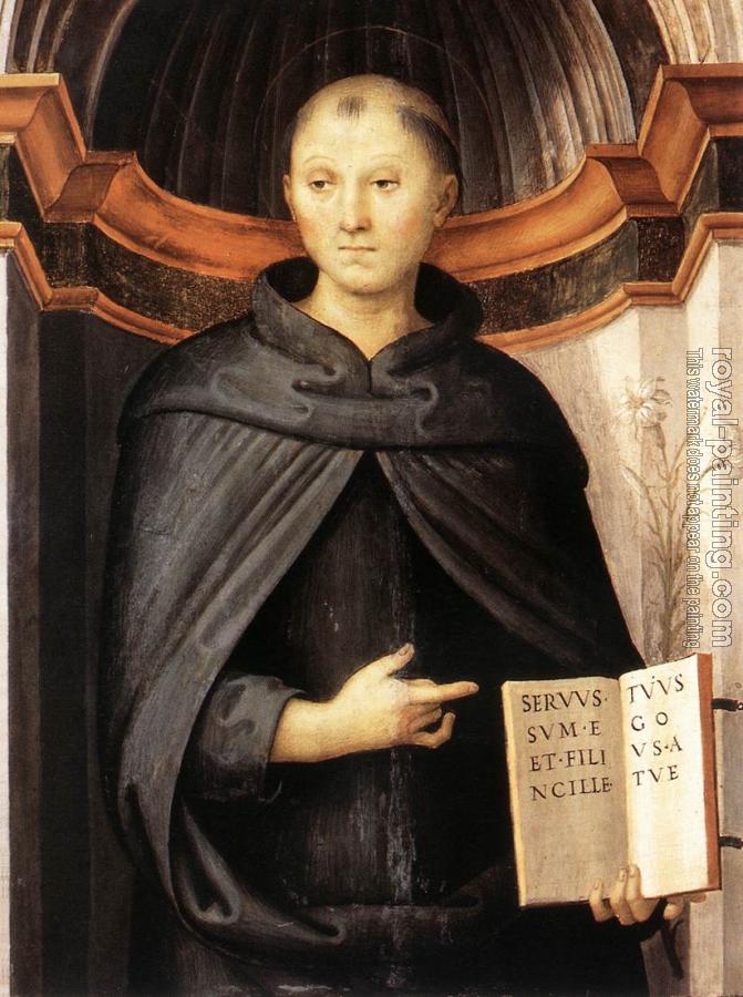 Pietro Perugino : St Nicholas of Tolentino